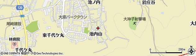 徳島県徳島市大原町池内山12-6周辺の地図