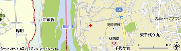 徳島県徳島市大原町千代ケ丸11周辺の地図