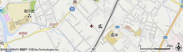 和歌山県有田郡広川町広700周辺の地図