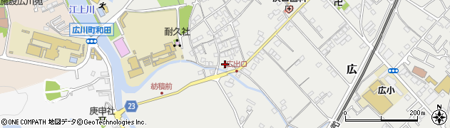 和歌山県有田郡広川町広1202周辺の地図