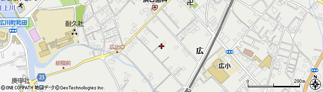和歌山県有田郡広川町広692周辺の地図