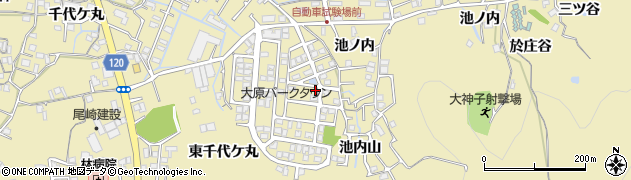 徳島県徳島市大原町池内山1周辺の地図