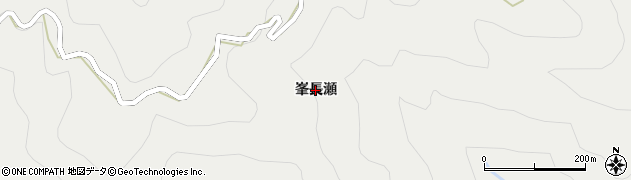 徳島県神山町（名西郡）阿野（峯長瀬）周辺の地図