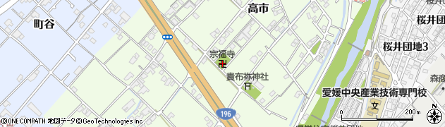 宗福寺周辺の地図