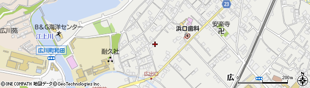 和歌山県有田郡広川町広1214周辺の地図