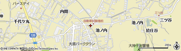 徳島県徳島市大原町池ノ内2周辺の地図