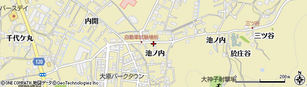 徳島県徳島市大原町池ノ内7周辺の地図