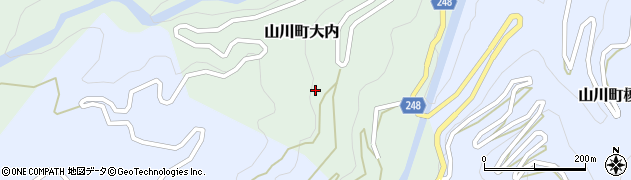 徳島県吉野川市山川町大内142周辺の地図