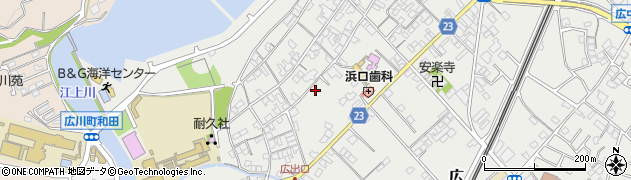 和歌山県有田郡広川町広1218周辺の地図