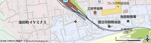 徳島県三好市池田町シンマチ1520周辺の地図