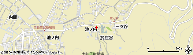 徳島県徳島市大原町池ノ内52周辺の地図