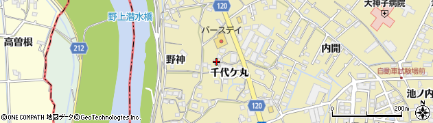 徳島県徳島市大原町千代ケ丸85周辺の地図