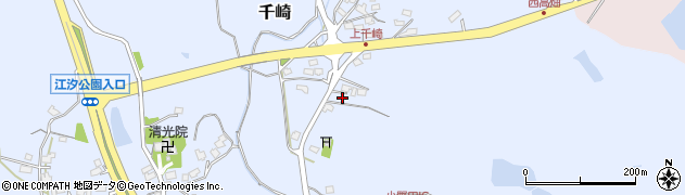 山口県山陽小野田市千崎168周辺の地図