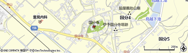金光山国分寺周辺の地図