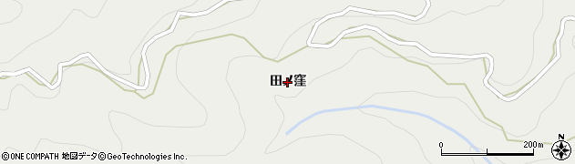 徳島県神山町（名西郡）阿野（田ノ窪）周辺の地図