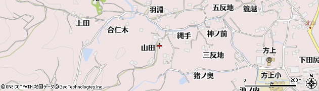徳島県徳島市北山町山田14周辺の地図