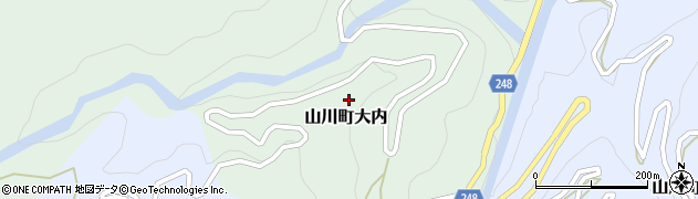 徳島県吉野川市山川町大内175周辺の地図
