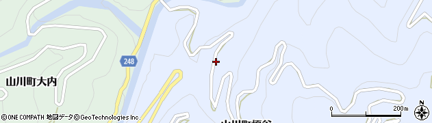 徳島県吉野川市山川町榎谷141周辺の地図