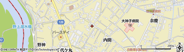徳島県徳島市大原町千代ケ丸119周辺の地図