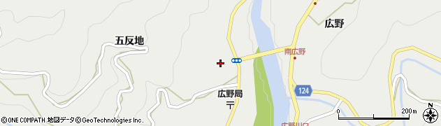徳島県神山町（名西郡）阿野（五反地）周辺の地図