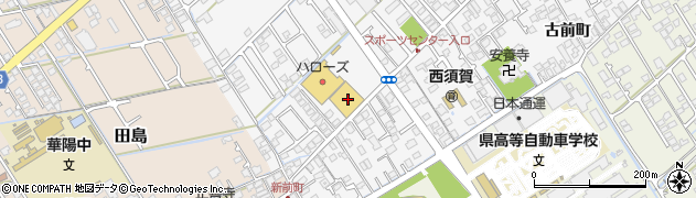 山口県防府市新田1050周辺の地図