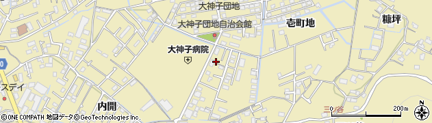 徳島県徳島市大原町（余慶）周辺の地図