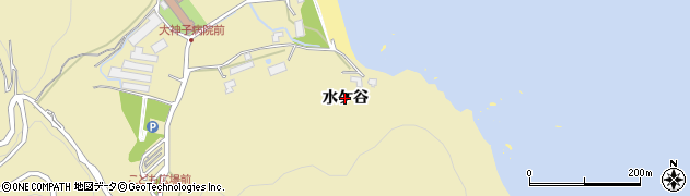 徳島県徳島市大原町（水ケ谷）周辺の地図