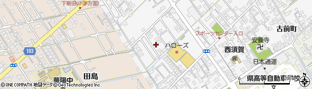 山口県防府市新田960周辺の地図