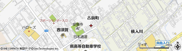 山口県防府市新田古前町1271周辺の地図