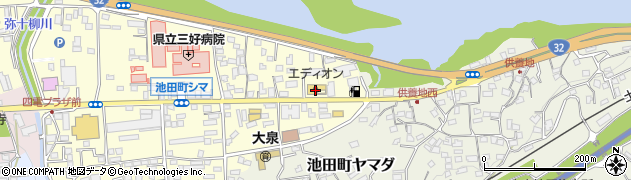 マナベ電機株式会社エディオンマナベ池田店周辺の地図