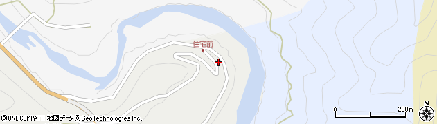奈良県吉野郡十津川村山崎273周辺の地図
