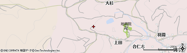 徳島県徳島市北山町大杉周辺の地図