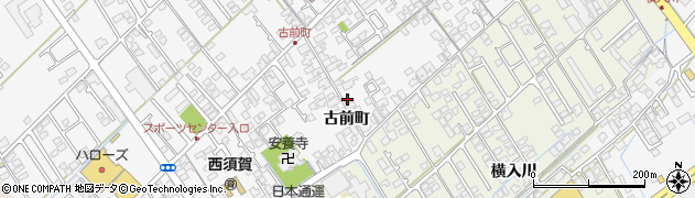 山口県防府市新田（古前町）周辺の地図