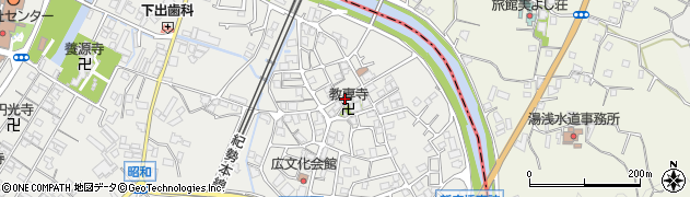 和歌山県有田郡広川町広220周辺の地図
