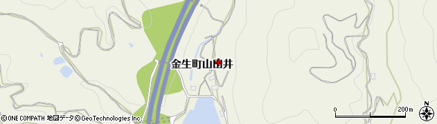 愛媛県四国中央市金生町山田井1622周辺の地図