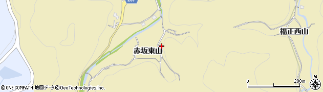 徳島県徳島市一宮町（赤坂東山）周辺の地図