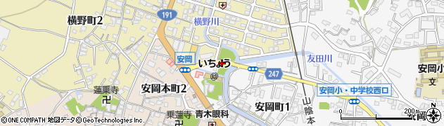 横野橋周辺の地図