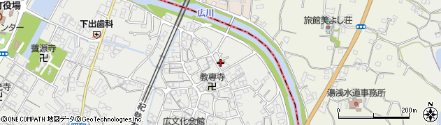 広川広簡易郵便局周辺の地図