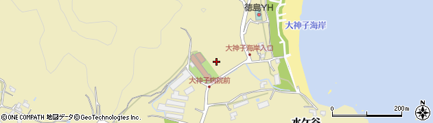 徳島県徳島市大原町（大神子）周辺の地図