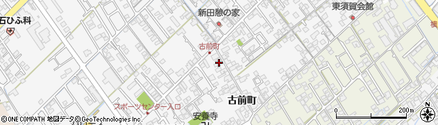 山口県防府市新田古前町1300周辺の地図