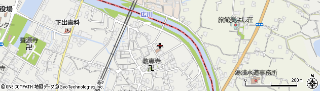 和歌山県有田郡広川町広10周辺の地図