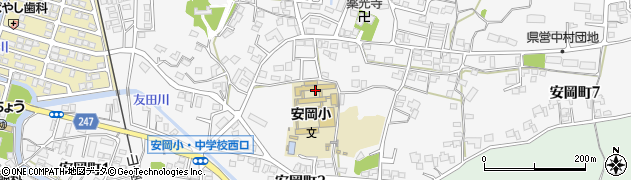 下関市立安岡小学校周辺の地図