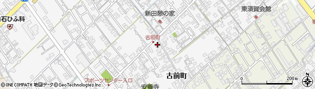 山口県防府市新田古前町1304周辺の地図