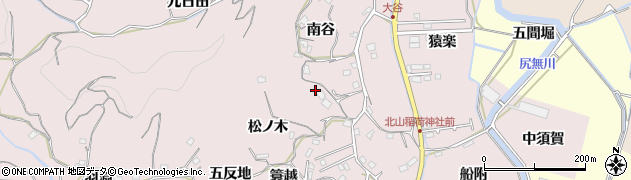 徳島県徳島市大谷町南谷6周辺の地図