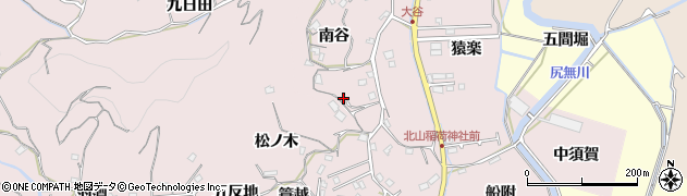 徳島県徳島市大谷町南谷8周辺の地図