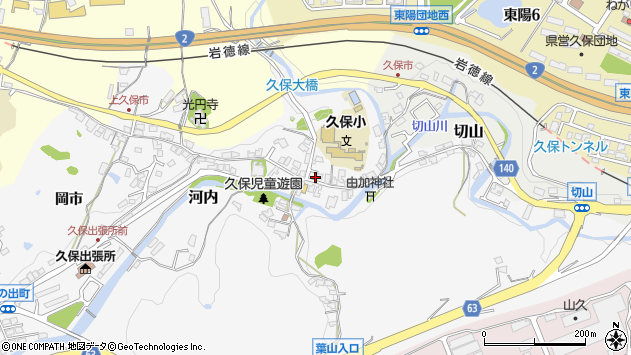 〒744-0061 山口県下松市河内谷の地図