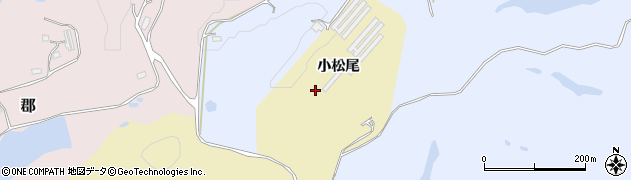 山口県山陽小野田市小松尾周辺の地図