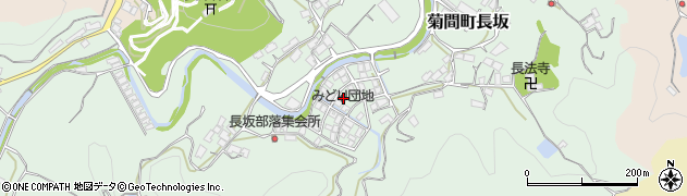 愛媛県今治市菊間町長坂1584周辺の地図
