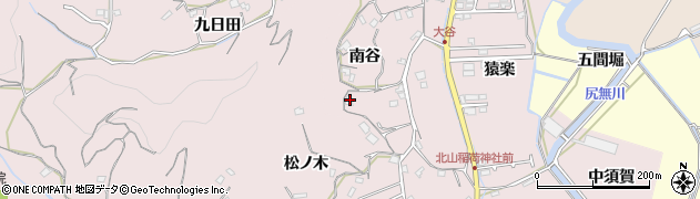 徳島県徳島市大谷町南谷21周辺の地図
