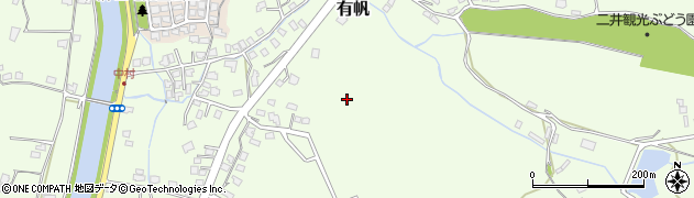 山口県山陽小野田市中村周辺の地図